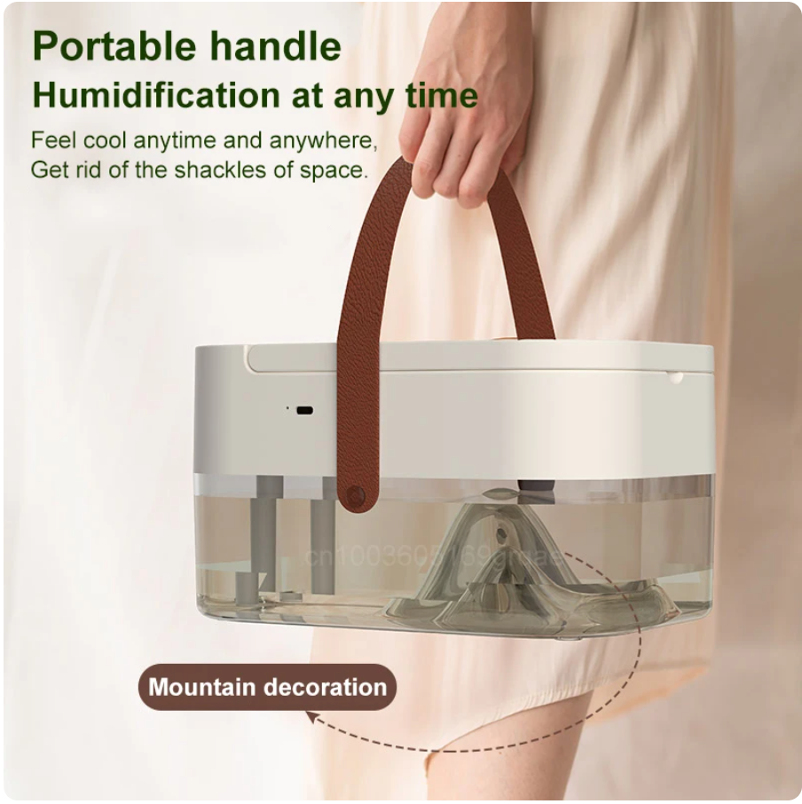 🤩MINI AIRE HUMIFICADOR🤩 (se le puede echar hielo)