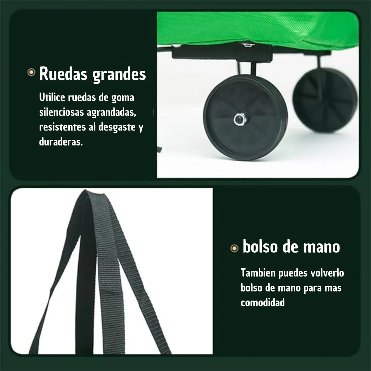 Carrito Plegable Para Mercar y llevar compras