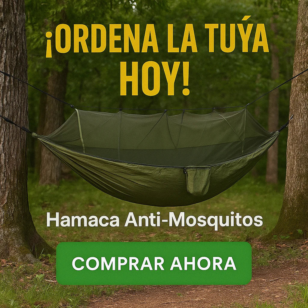 Hamaca anti mosquitos- hamaca para camping