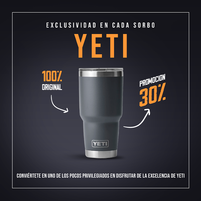 VASO-TERMO MARCA YETI DE LUJO AMERICANO