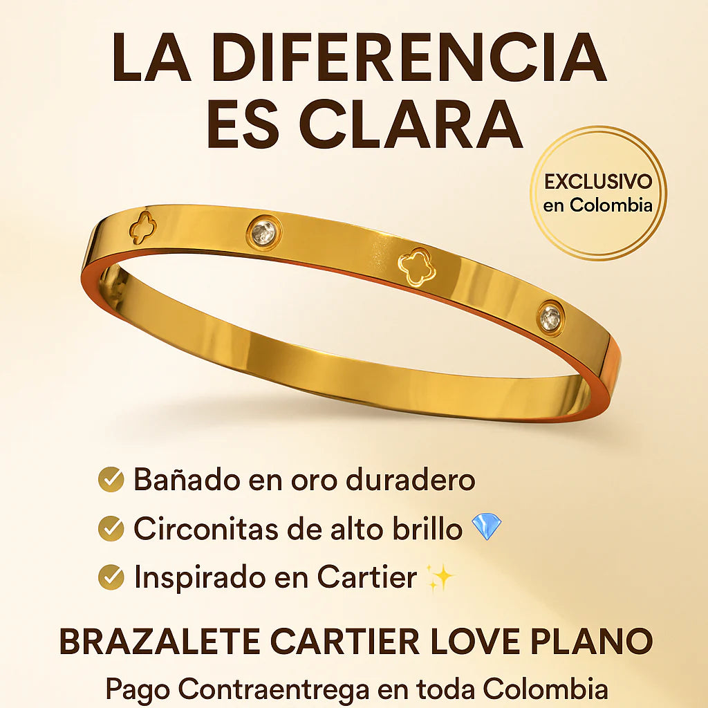 Brazalete Cartier Love Plano