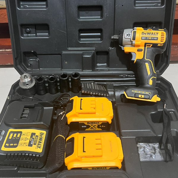 TALADRO DE ALTO IMPACTO 1/2 DE 68V CON KIT DE ACCESORIOS