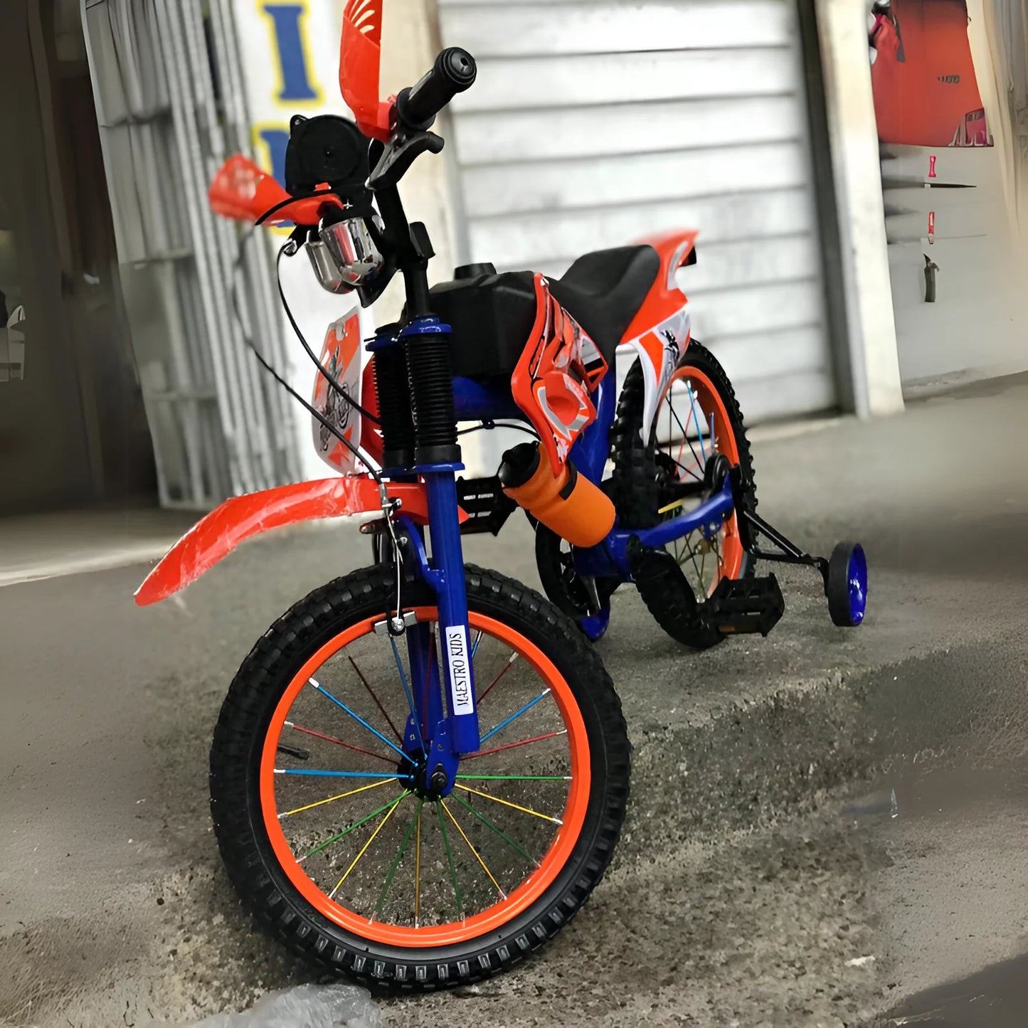 Bicimoto para niños de 4-14 años con sonido real de moto!