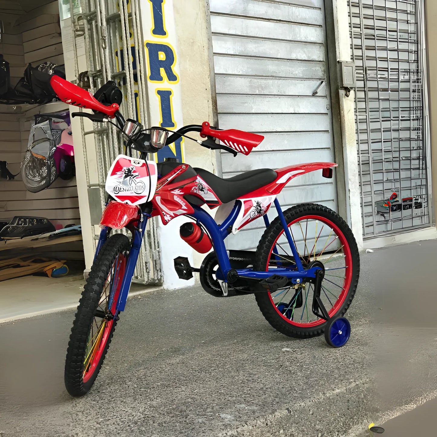 Bicimoto para niños de 4-14 años con sonido real de moto!