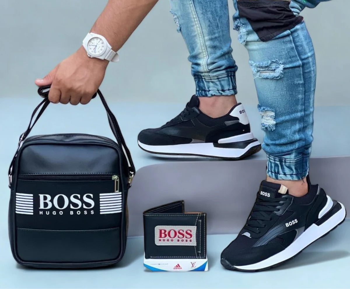 Combo Bolso+Tennis Tipo Hugo BOSS (GRATIS LA CARTERA)