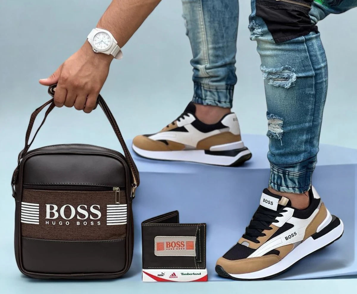 Combo Bolso+Tennis Tipo Hugo BOSS (GRATIS LA CARTERA)