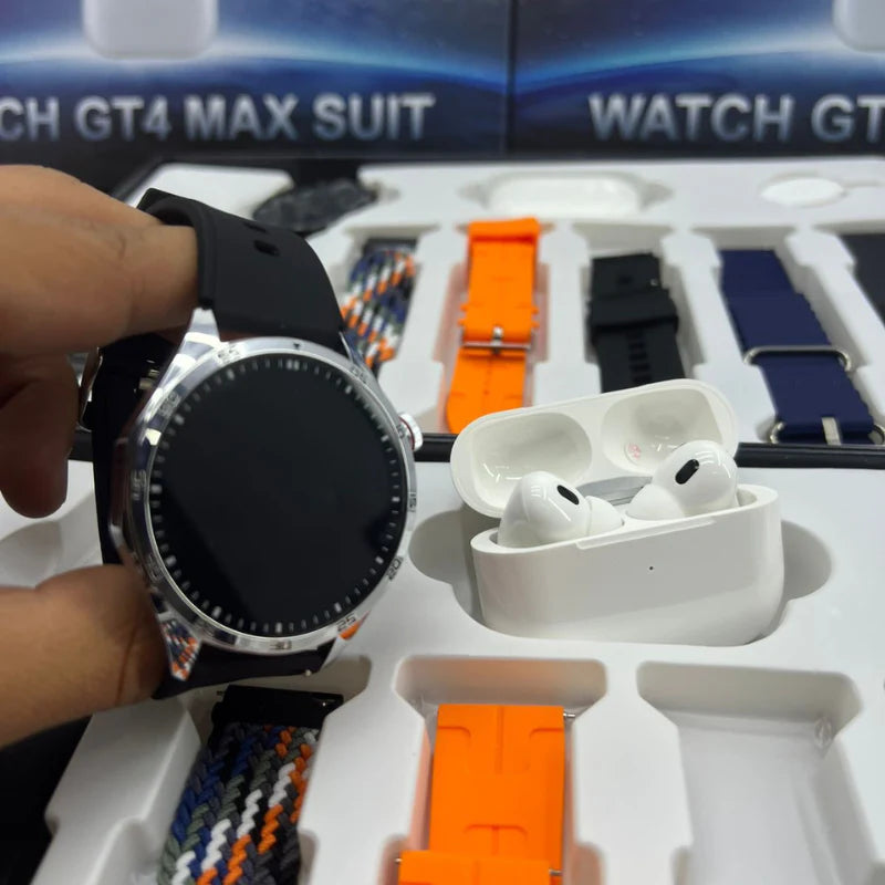 combo de reloj Smart Watch + Earpods (Incluye 6 manillas para el reloj)