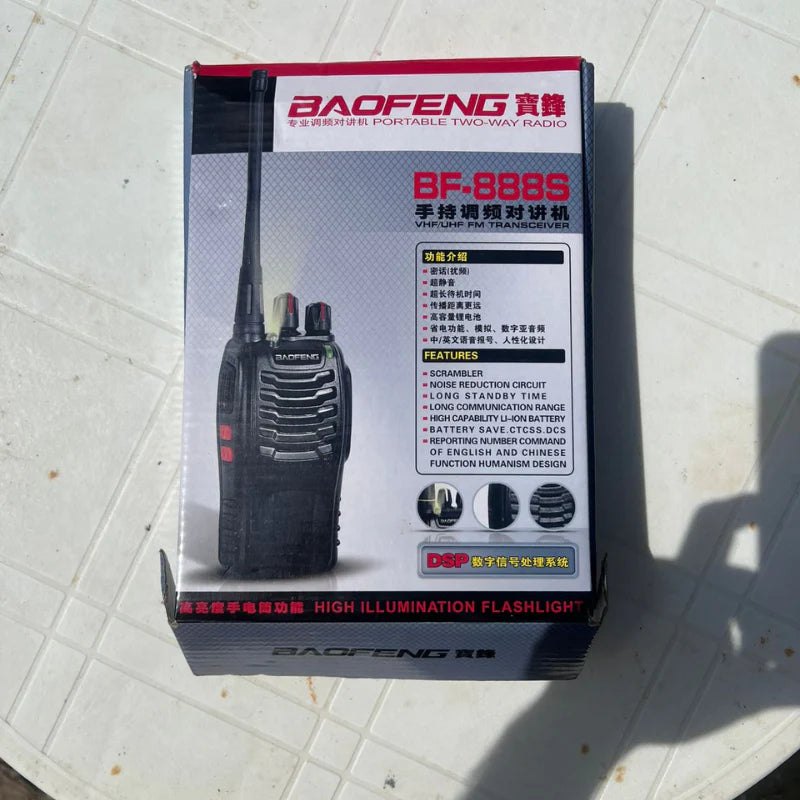 Radios Baofeng Con 2 Años De GARANTIA (+ de 5Km de alcance).