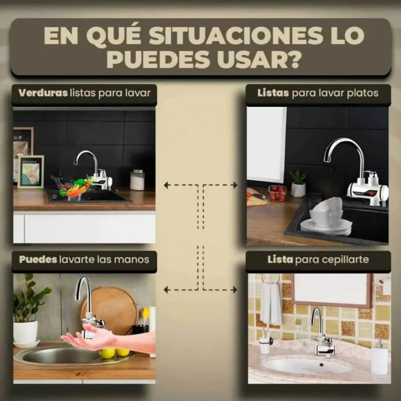 Grifo Eléctrico Calentador de Agua TurboHot