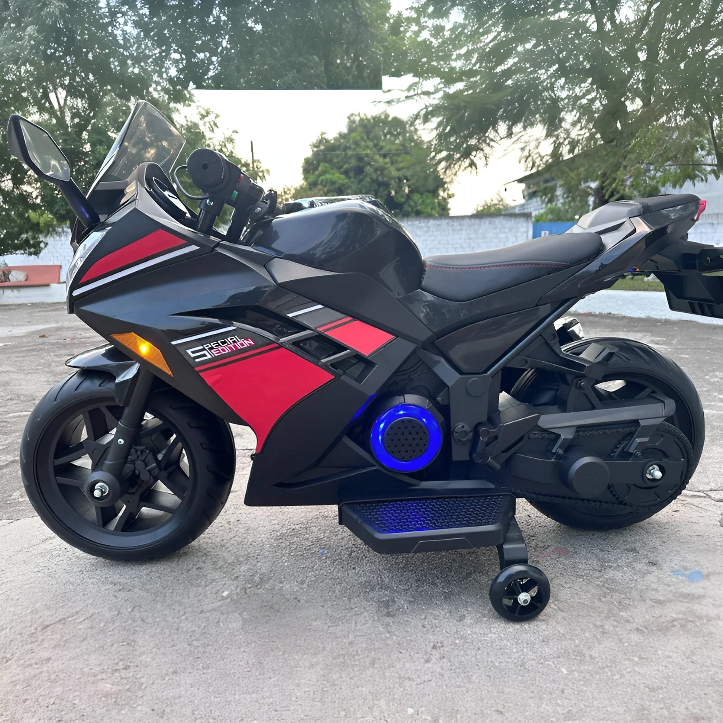 Moto Electrica🤩 Llantas de goma y encendido con llave💪 oferta de Black Friday con 37% de Descuento