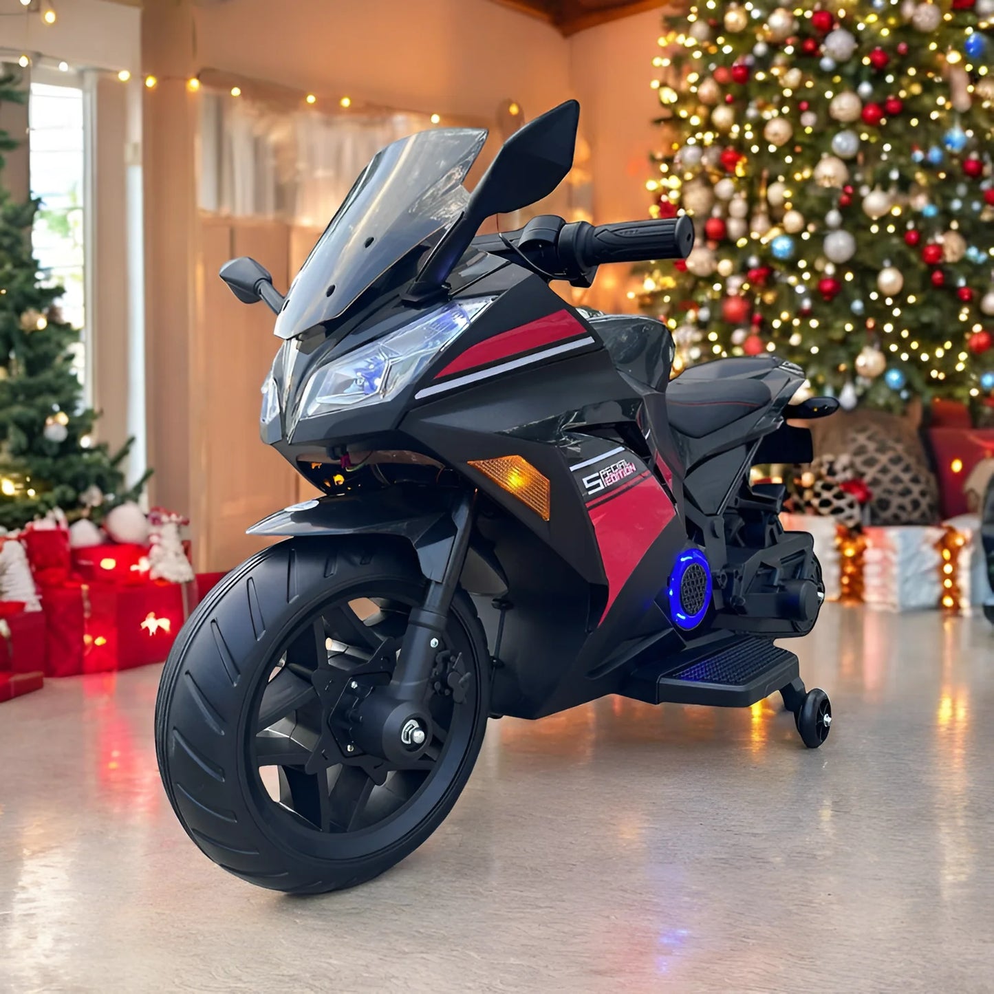 Moto Electrica🤩 Llantas de goma y encendido con llave💪 oferta de Black Friday con 37% de Descuento