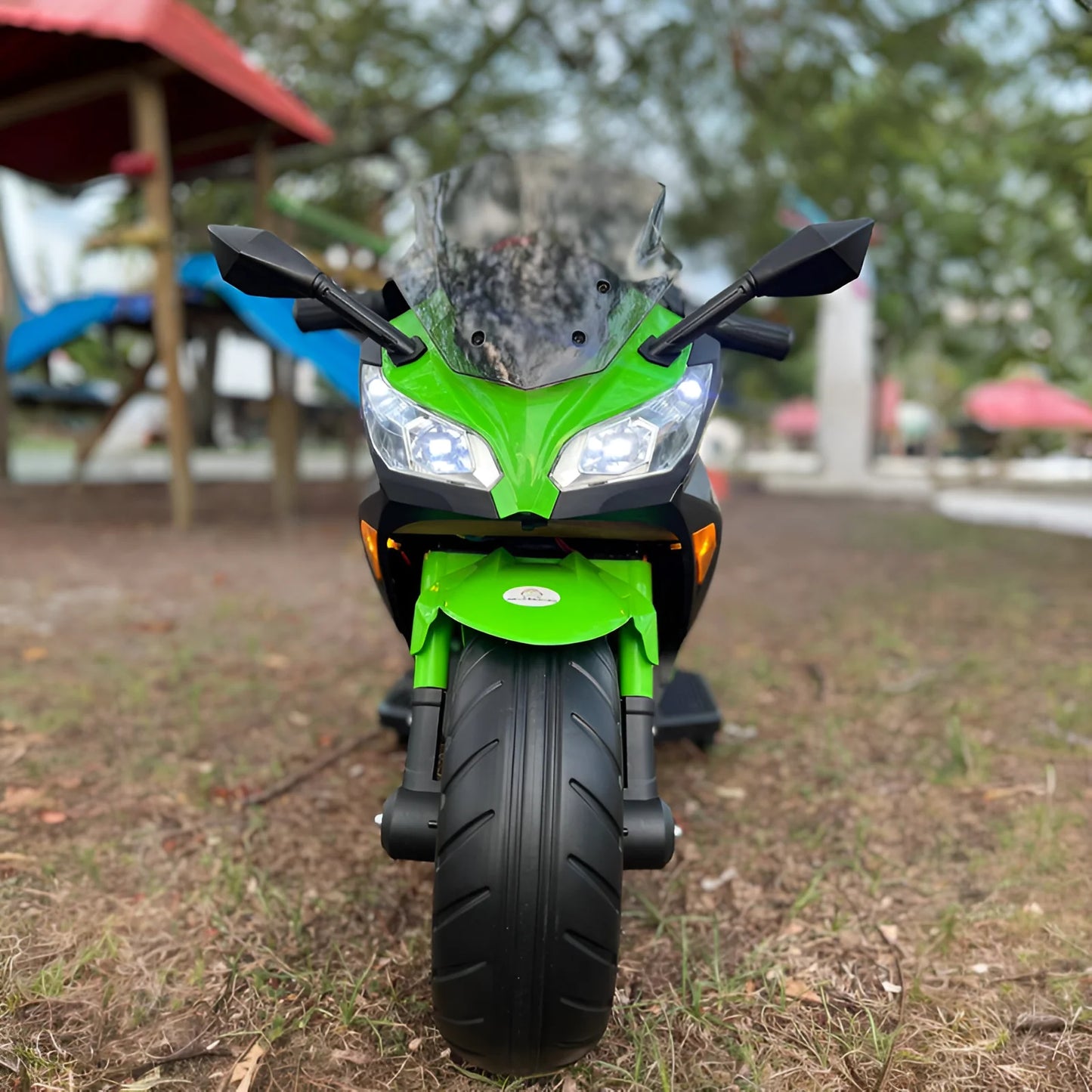 Moto Electrica🤩 Llantas de goma y encendido con llave💪 oferta de Black Friday con 37% de Descuento