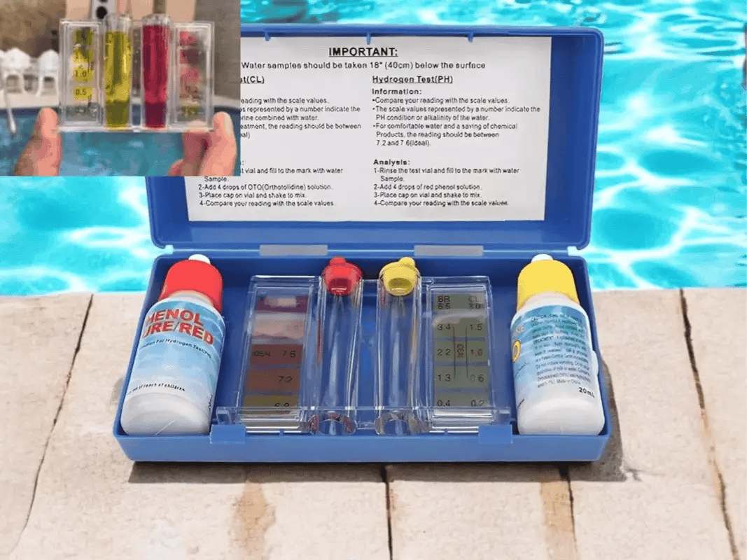 Kit probador de pH y Cloro Con Resultados Exactos