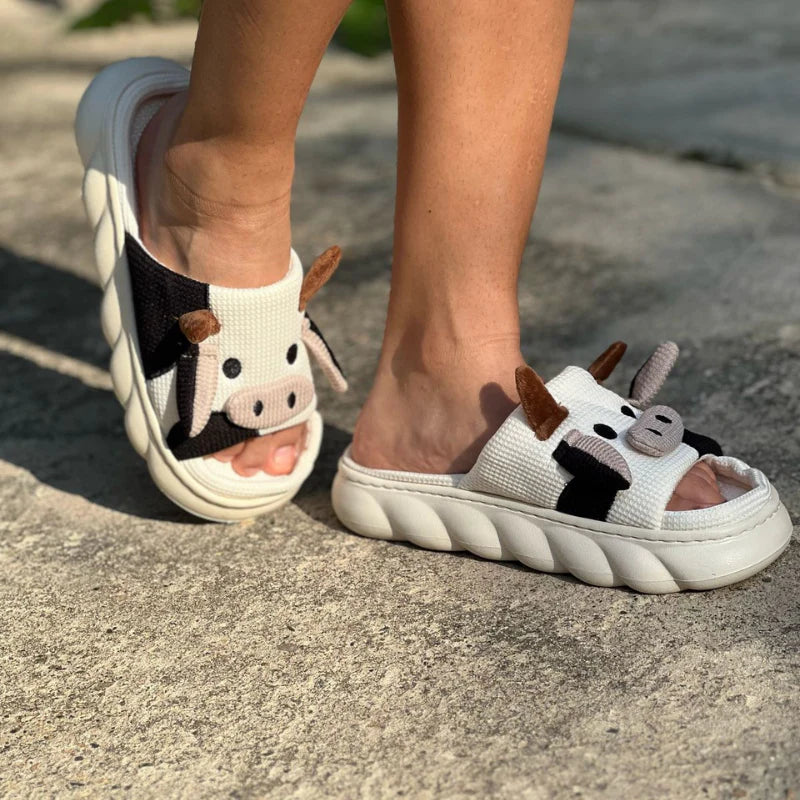 Sandalias de Vaquitas Super Afelpadas Y Cómodas