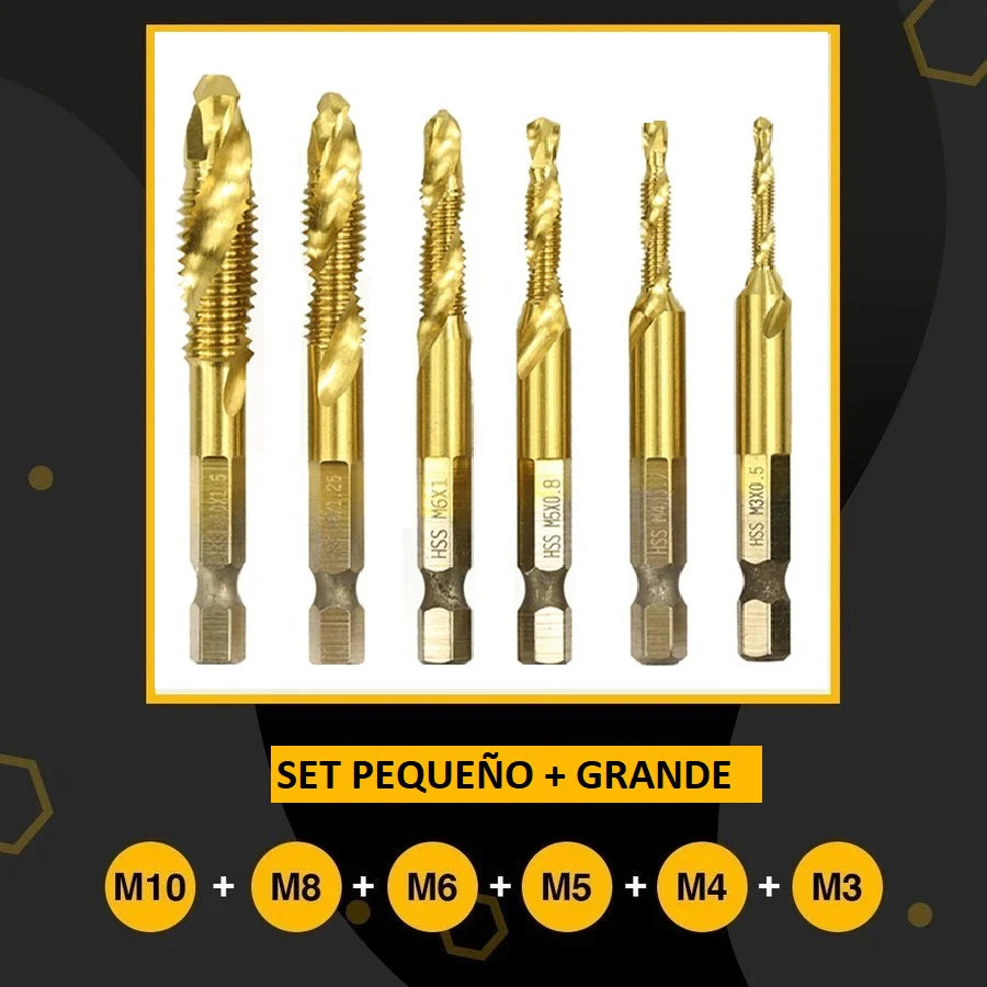 Brocas De Rosca X6 Unidades