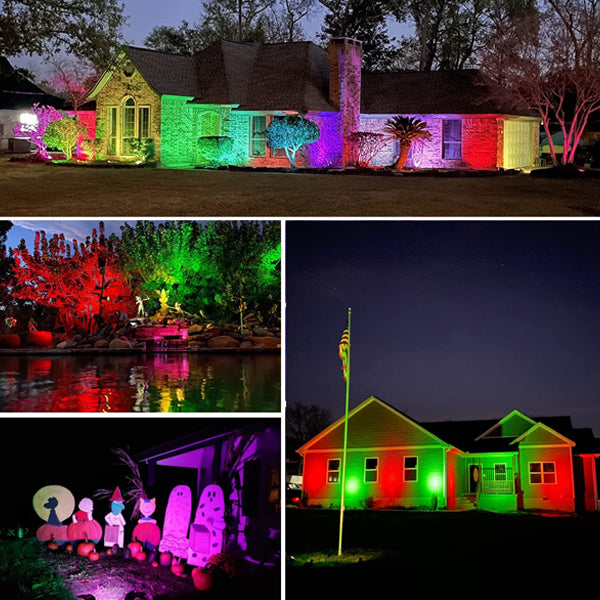 Luces LED automáticas para jardín