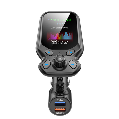 Transmisor FM Doble Puerto USB Carga