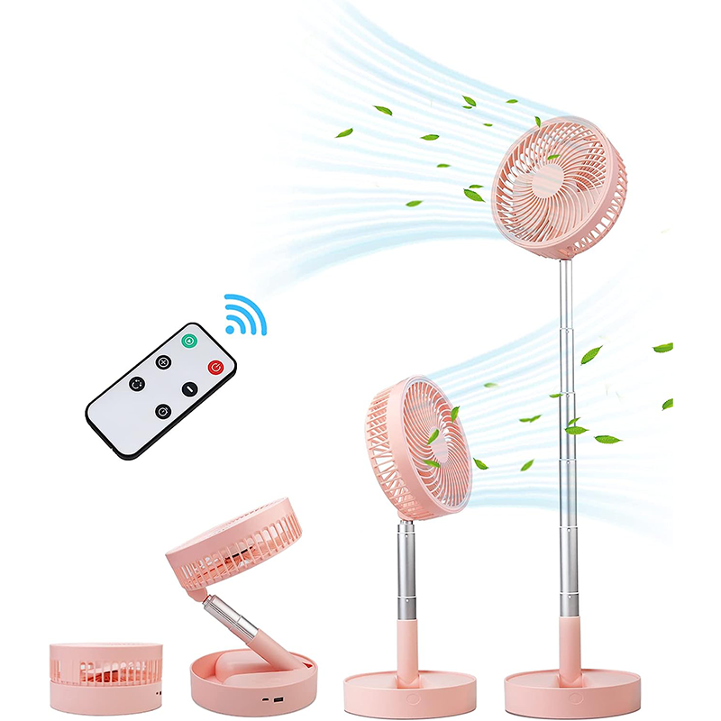 Ventilador plegable recargable ¡Úsalo en cualquier lado!
