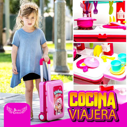 ¡TODAS LAS NIÑAS LA QUIEREN¡ Hermosa✨ COCINA VIAJERA