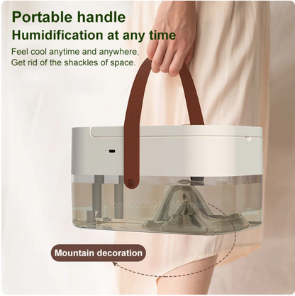 🤩MINI AIRE HUMIFICADOR🤩 (se le puede echar hielo)