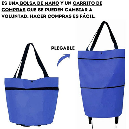 Carrito Plegable Para Mercar y llevar compras