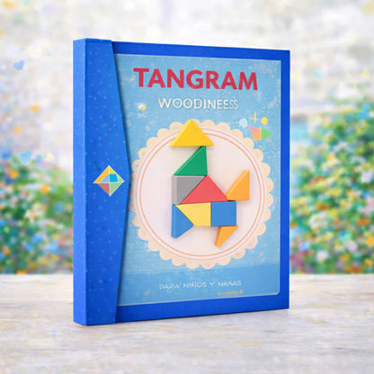 Tangram Magnetico En Libro Montessori