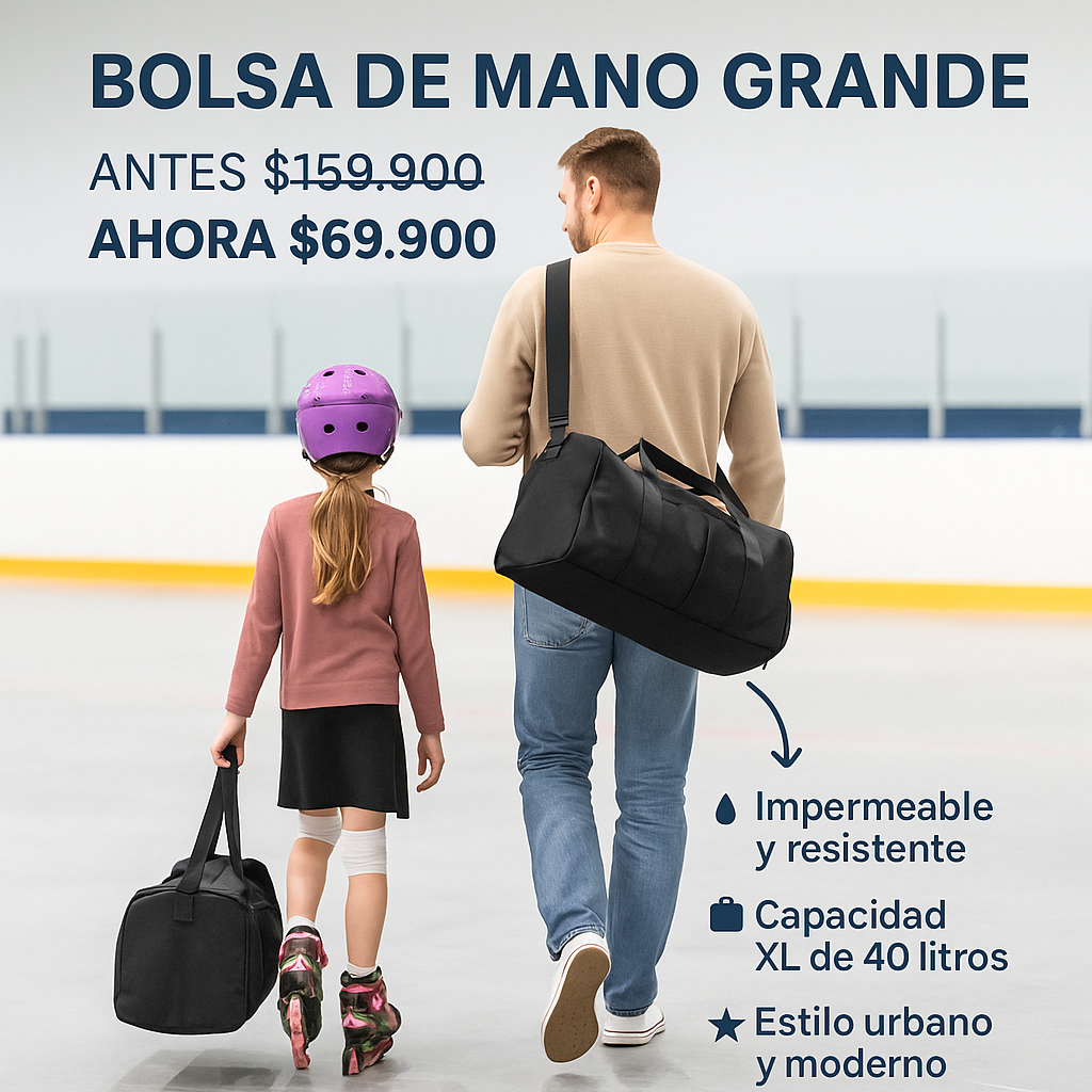 Bolsa Portatil ¡Resiste mas de 10 Kilos!
