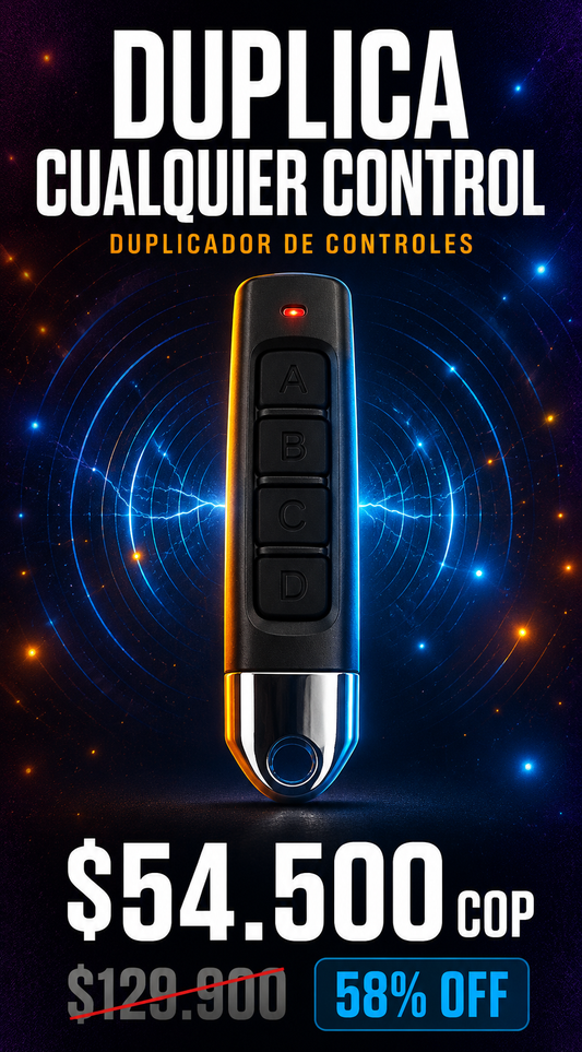 duplicador de controles 4 en 1