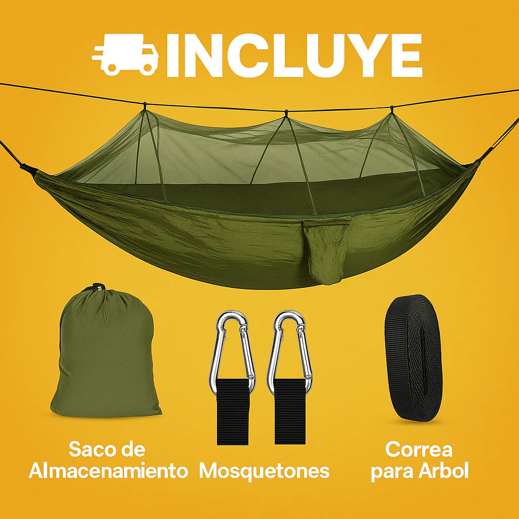 Hamaca anti mosquitos- hamaca para camping