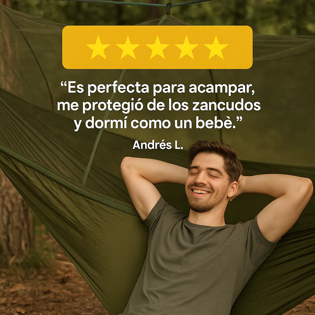 Hamaca anti mosquitos- hamaca para camping
