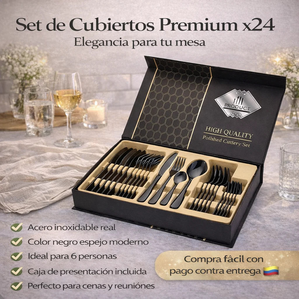 Set De Cubiertos X 24