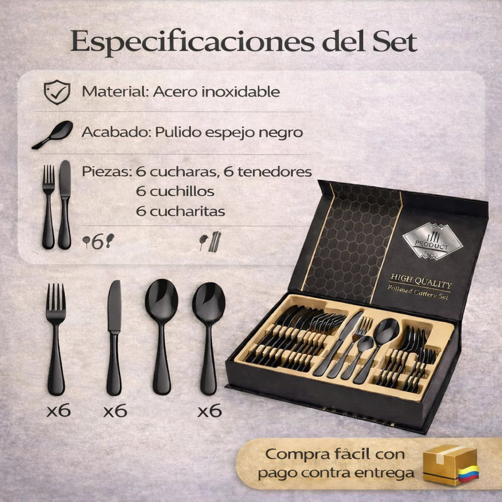 Set De Cubiertos X 24