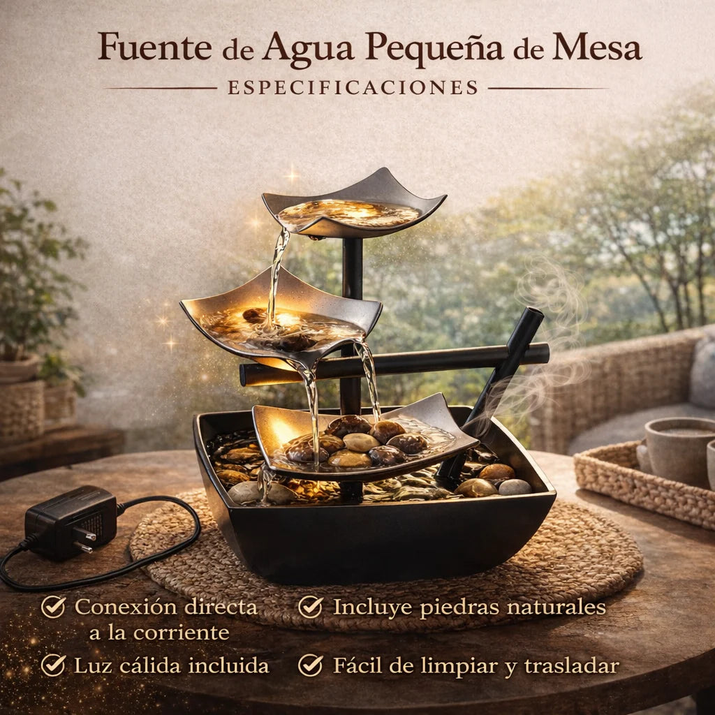 Fuente De Agua Pequeña De Mesa