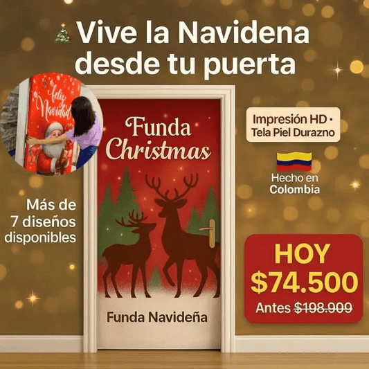 Fundas navideñas para puertas