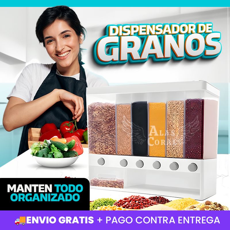 🤩Dispensador de granos🤩¡No mas rejeros en la cocina!