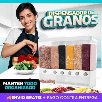 🤩Dispensador de granos🤩¡No mas rejeros en la cocina!