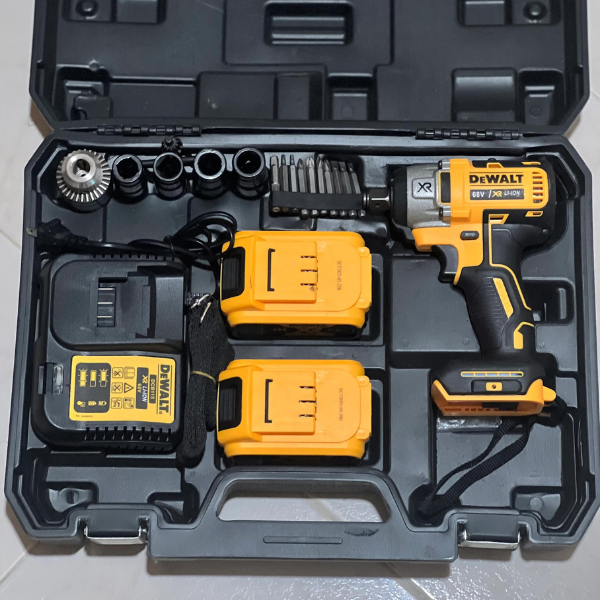 TALADRO DE ALTO IMPACTO 1/2 DE 68V CON KIT DE ACCESORIOS