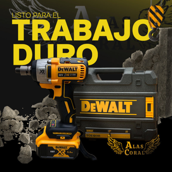 ‼47% Descuento de BLACK FRIDAY‼🔥 Taladro de Alto Impacto 1/2 De 68V Con kit de Accesorios