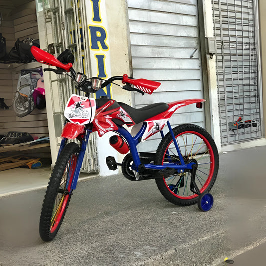 Bicimoto para niños de 4-14 años con sonido real de moto!