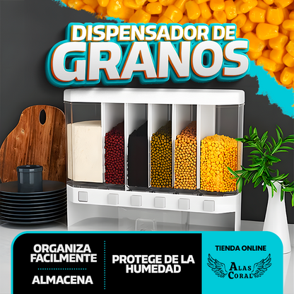 🤩Dispensador de granos🤩¡No mas rejeros en la cocina!