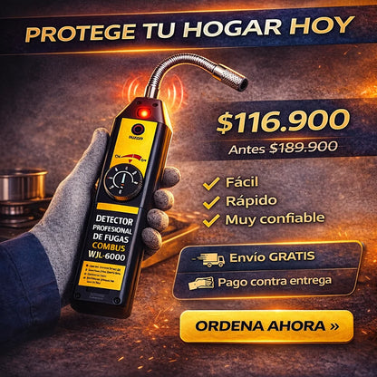 Detector de Fugas de Gas Combus WJL-6000