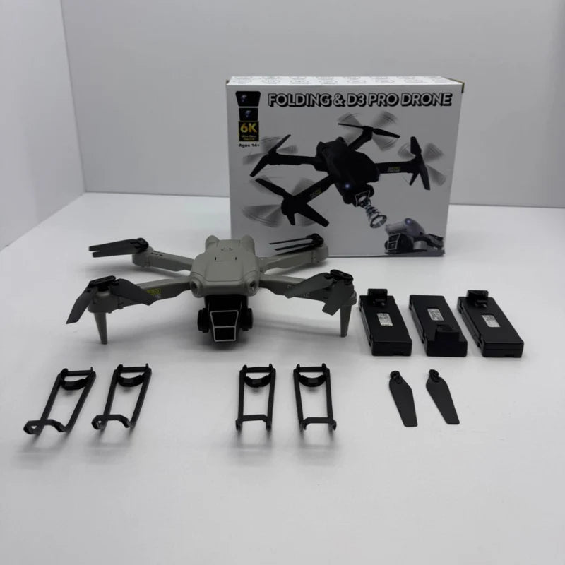 Dron D3 PRO- 1 año de garantia por defecto de fabrica (+2 BATERÍAS GRATIS)