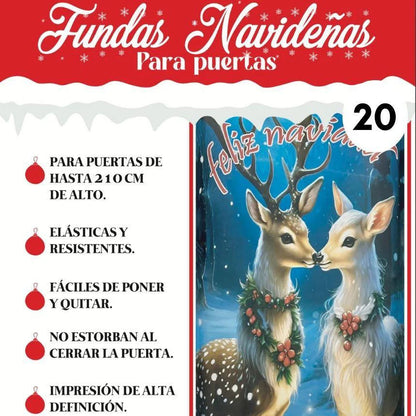 Fundas navideñas para puertas