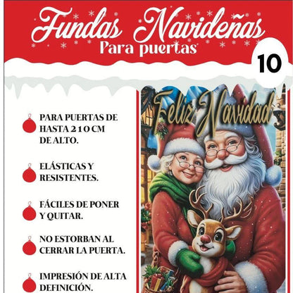 Fundas navideñas para puertas