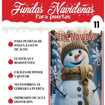 Fundas navideñas para puertas