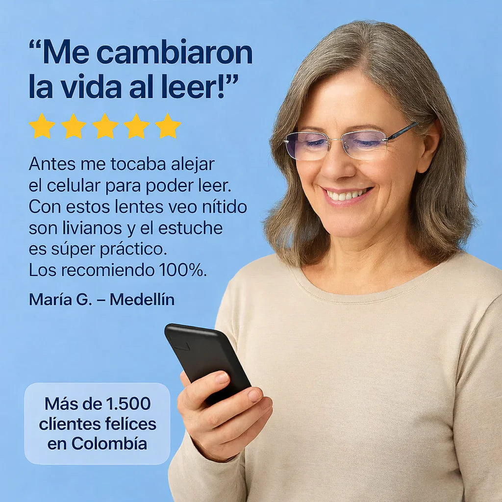 Lentes de lectura + Estuche