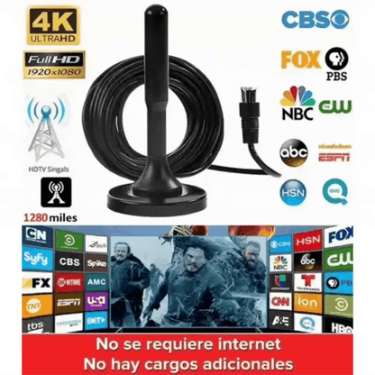 Antena tdt para ver programas totalmente GRATIS + Regalo sorpresa🤩