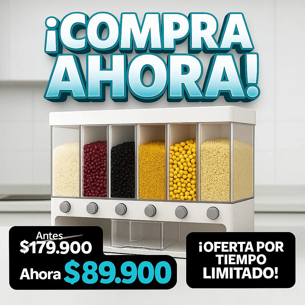 Dispensador de granos 7 puestos