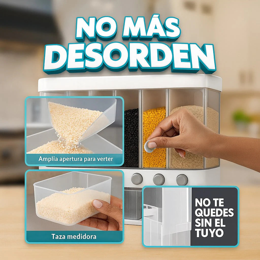 Dispensador de granos 7 puestos