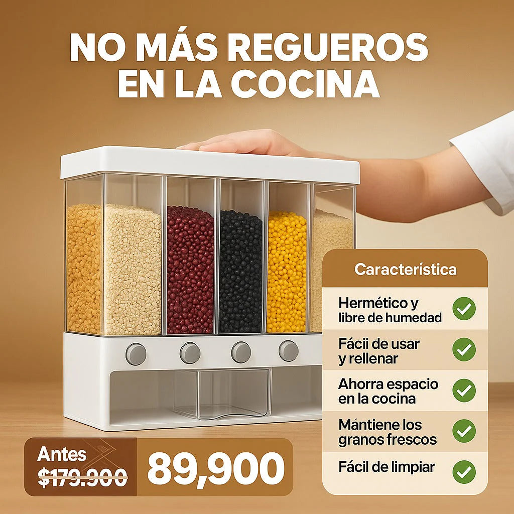 Dispensador de granos 7 puestos